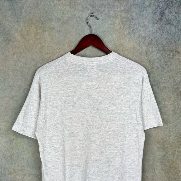 Vintage 90s Syracuse University T Shirt Mens Sz M Gray 90s College USA Made - Picture 5 of 7